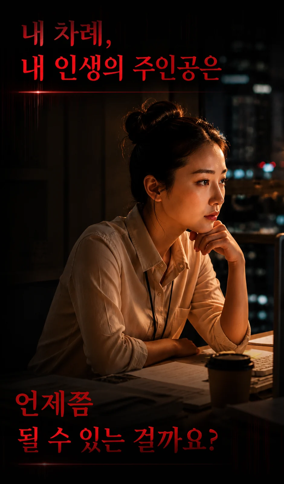 내 차례, 내 인생의 주인공은 언제쯤 될 수 있는 걸까요?